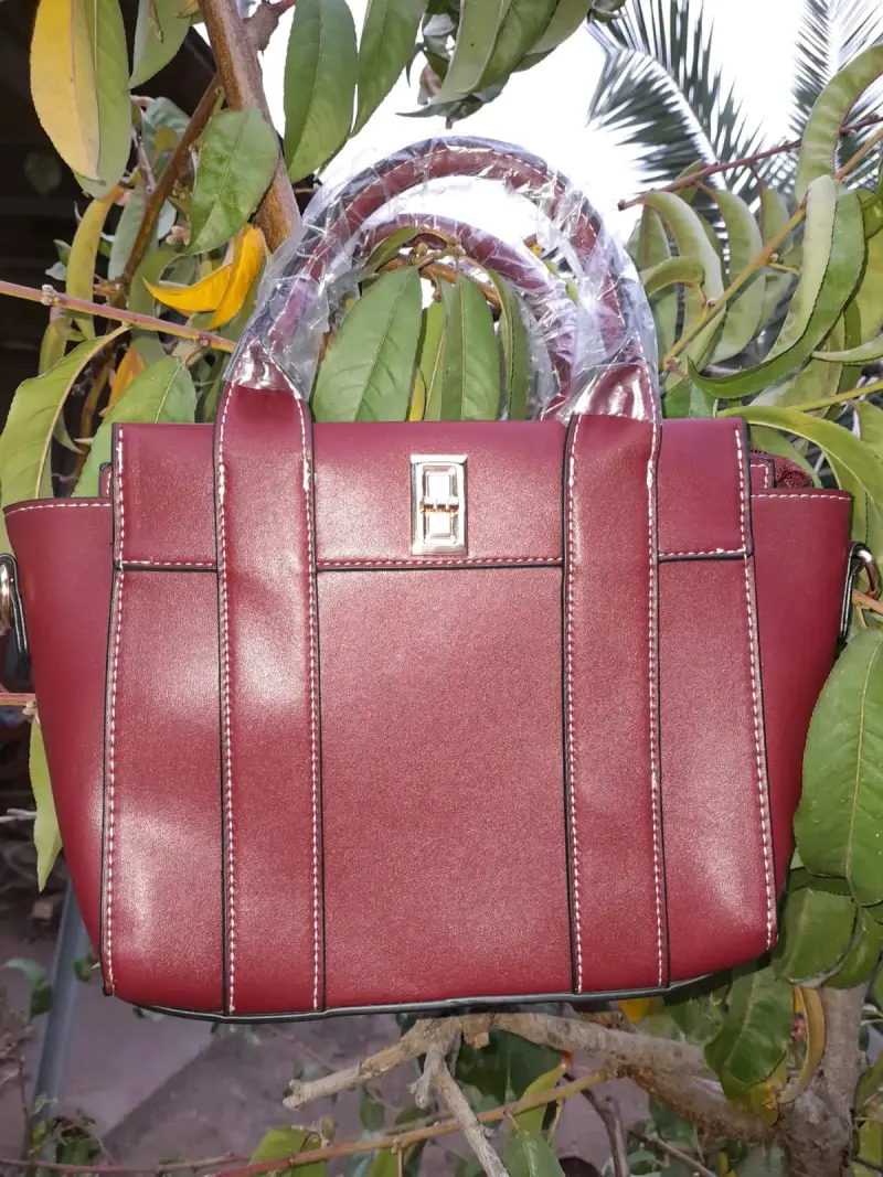 Cartera de mano burdeos - 2