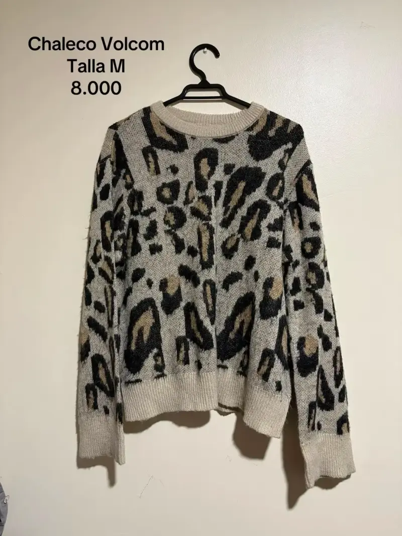Chaleco Volcom estampado animal
