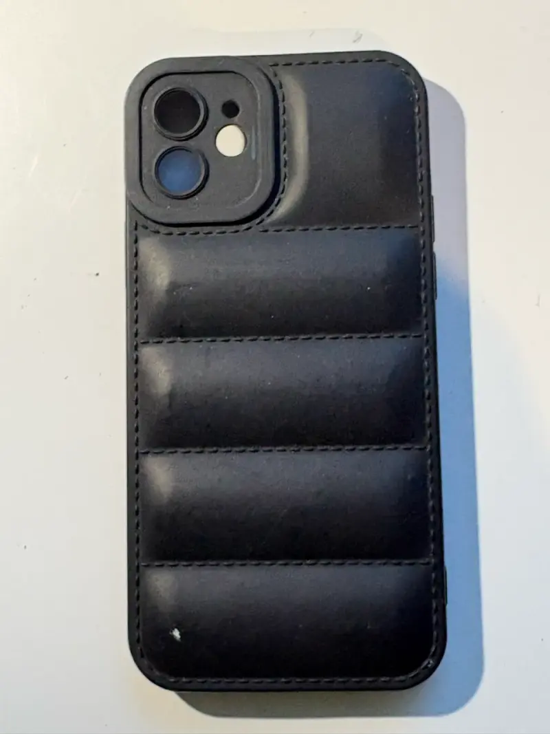 Funda de cuero para iPhone 12
