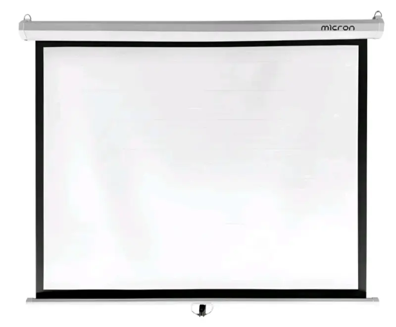 Pantalla proyección Micron blanca