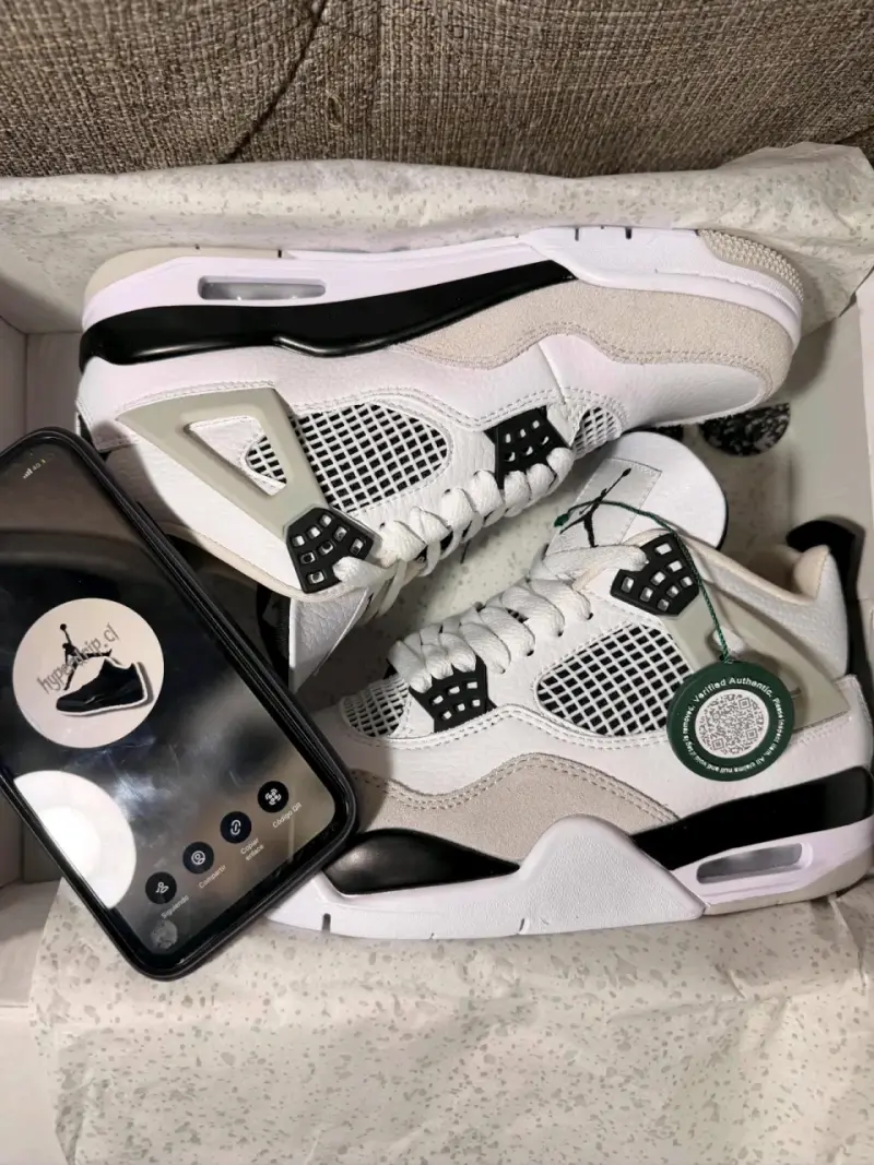 Air jordan retro 4 military black G5-PK-LX - 5