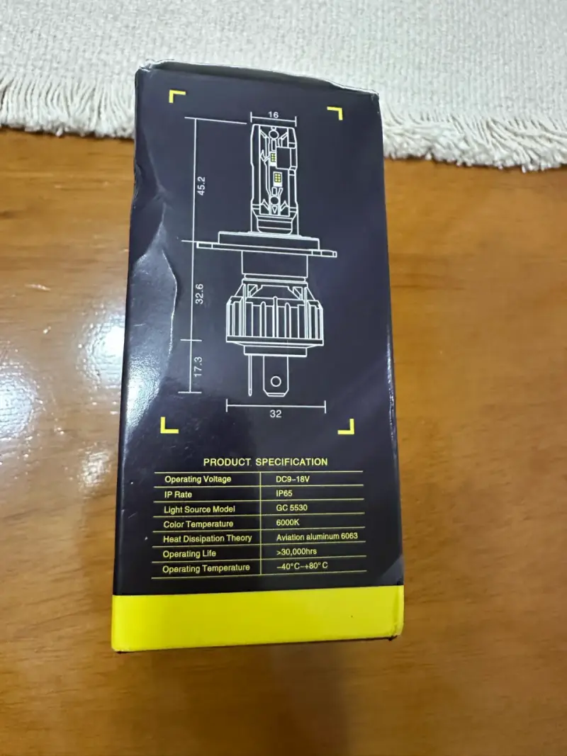 Bombilla LED E2 v2 para auto H4 - 3