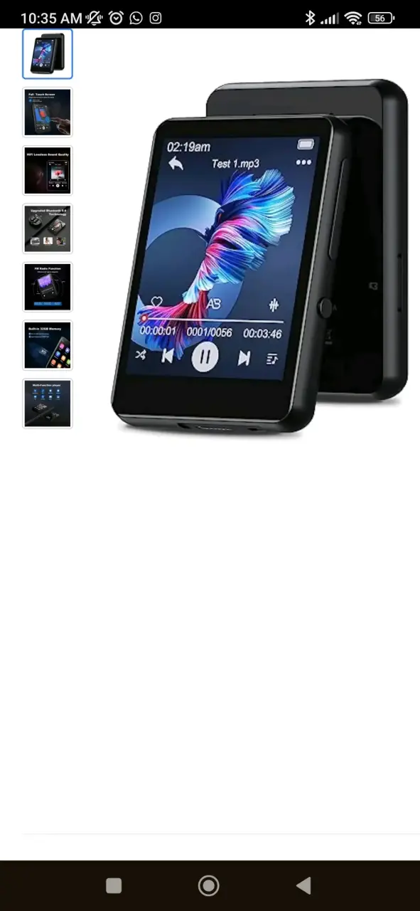 Reproductor MP3 pantalla táctil - 1