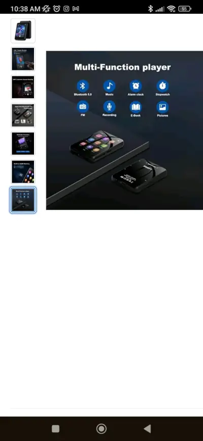 Reproductor MP3 pantalla táctil - miniatura 2