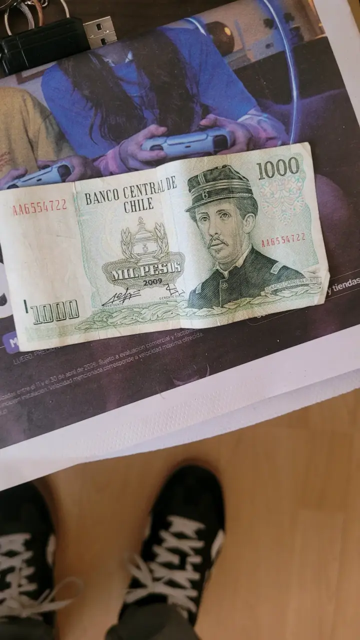 Billete de 1000 pesos chileno - 2