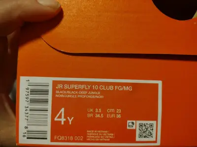 Botines de fútbol negros Nike - miniatura 2