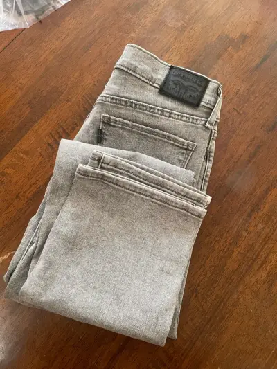 Jeans grises corte recto 314 - miniatura 3