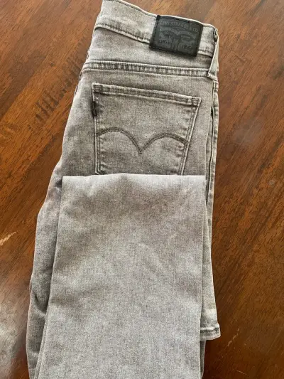 Jeans grises corte recto 314 - miniatura 4