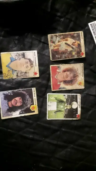 Set de láminas de fútbol vintage - miniatura 1