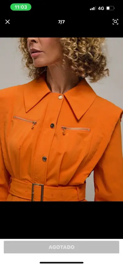 Enterito naranja mujer - miniatura 2