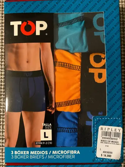 Tripack bóxer TOP Talla L - miniatura 1