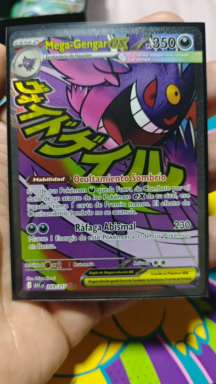 Mega Gengar Ex 269/217 Ascenso Heroico Español