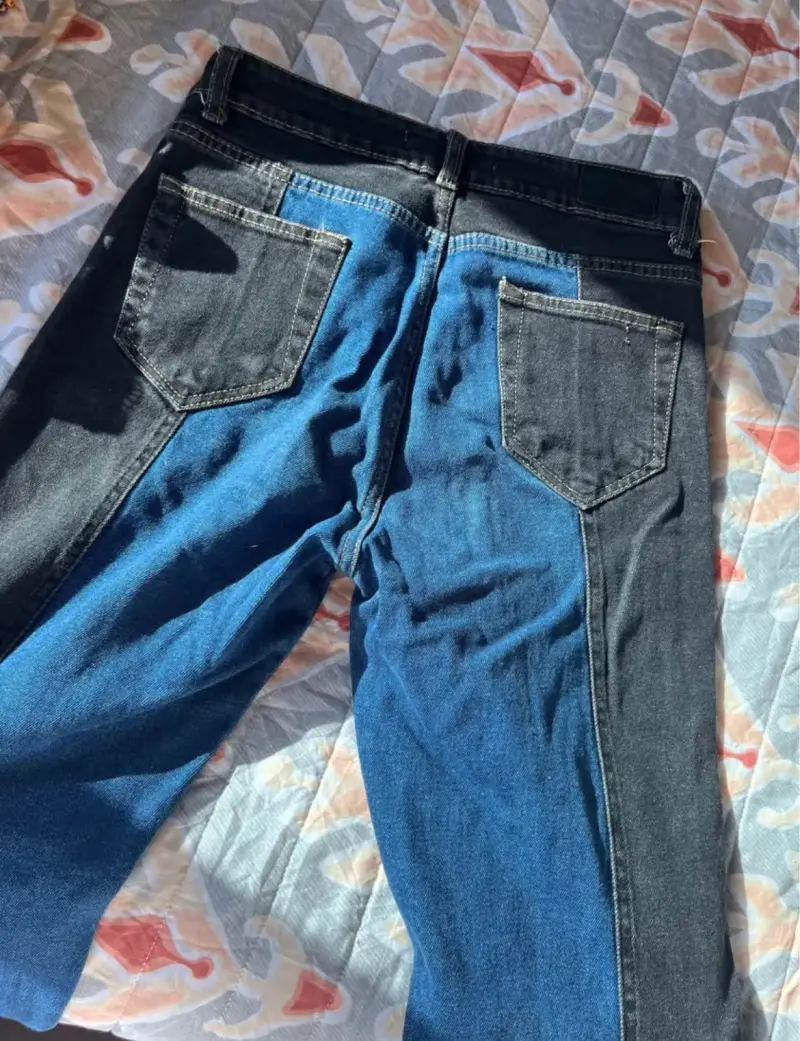 Jeans bicolor estilo vintage Raindoor - 2