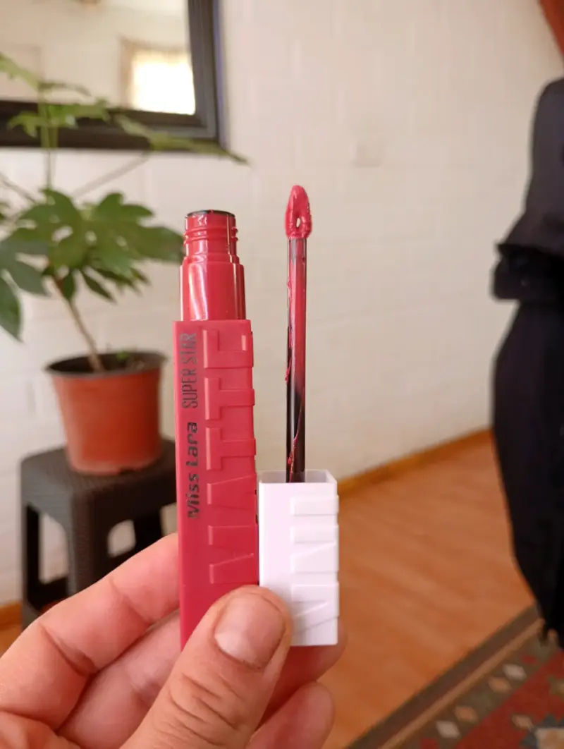 Labial líquido mate rojo - 1