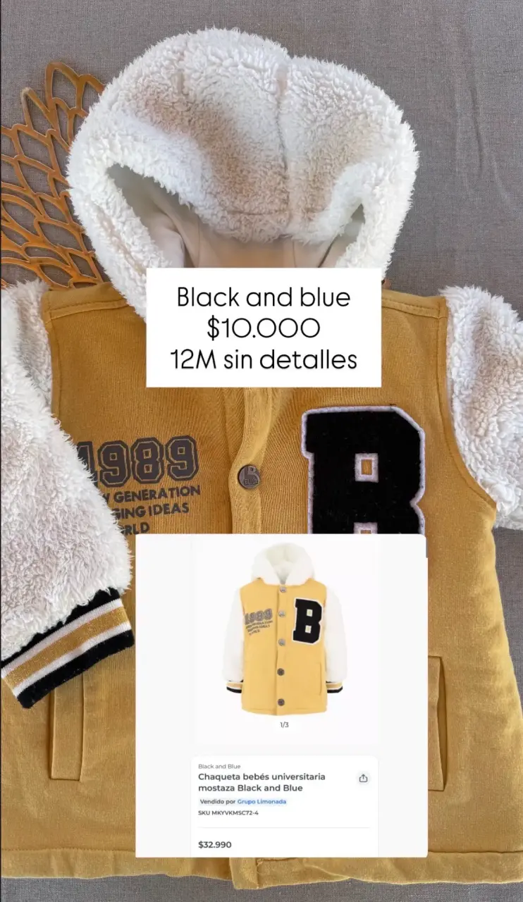 Chaqueta Black and Blue