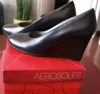 Zapatos de cuero negros Aerosoles - miniatura 2