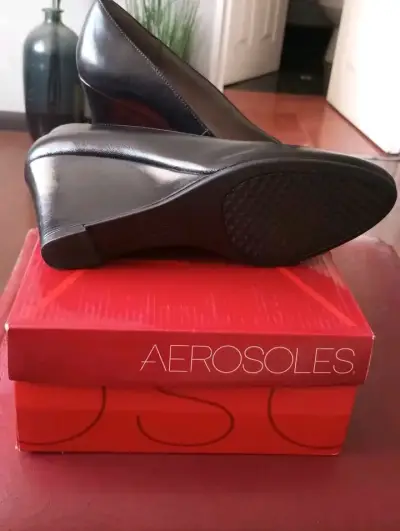 Zapatos de cuero negros Aerosoles - miniatura 6