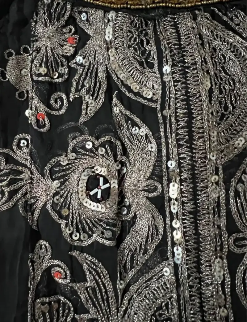 Vestido de fiesta bordado marca indiachic - 3