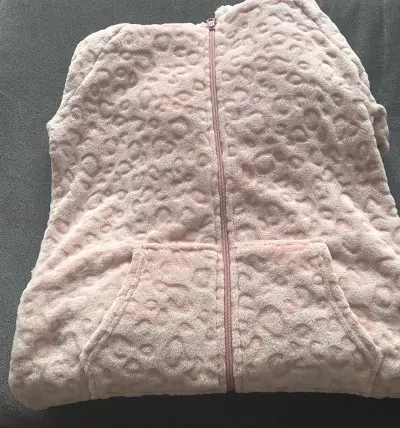 Enterito pijama de polar rosado - miniatura 2