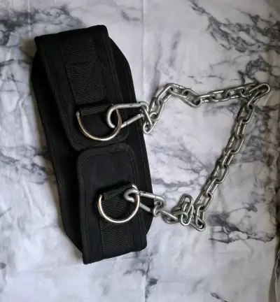 Cinturón de levantamiento con cadena - miniatura 3