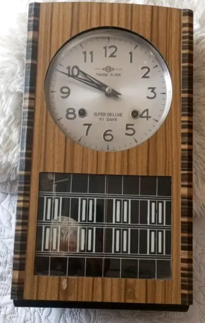 Reloj de pared vintage Takeda - miniatura 1