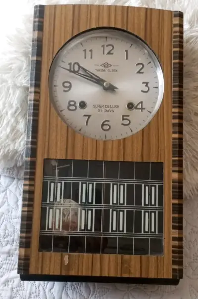 Reloj de pared vintage Takeda - miniatura 4