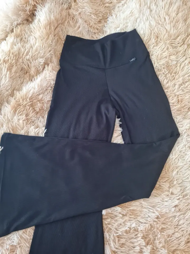 Pantalones deportivos negros mujer - 1