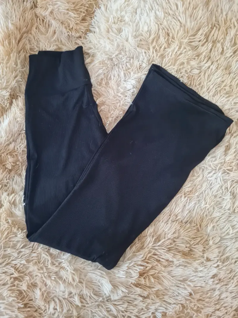 Pantalones deportivos negros mujer - 2