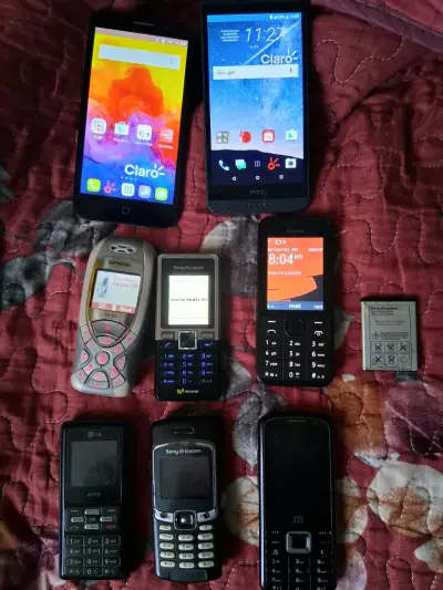 Lote de celulares variados retro coleccion - miniatura 1