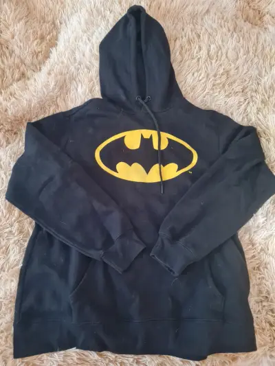 Polerón negro con capucha Batman - miniatura 2