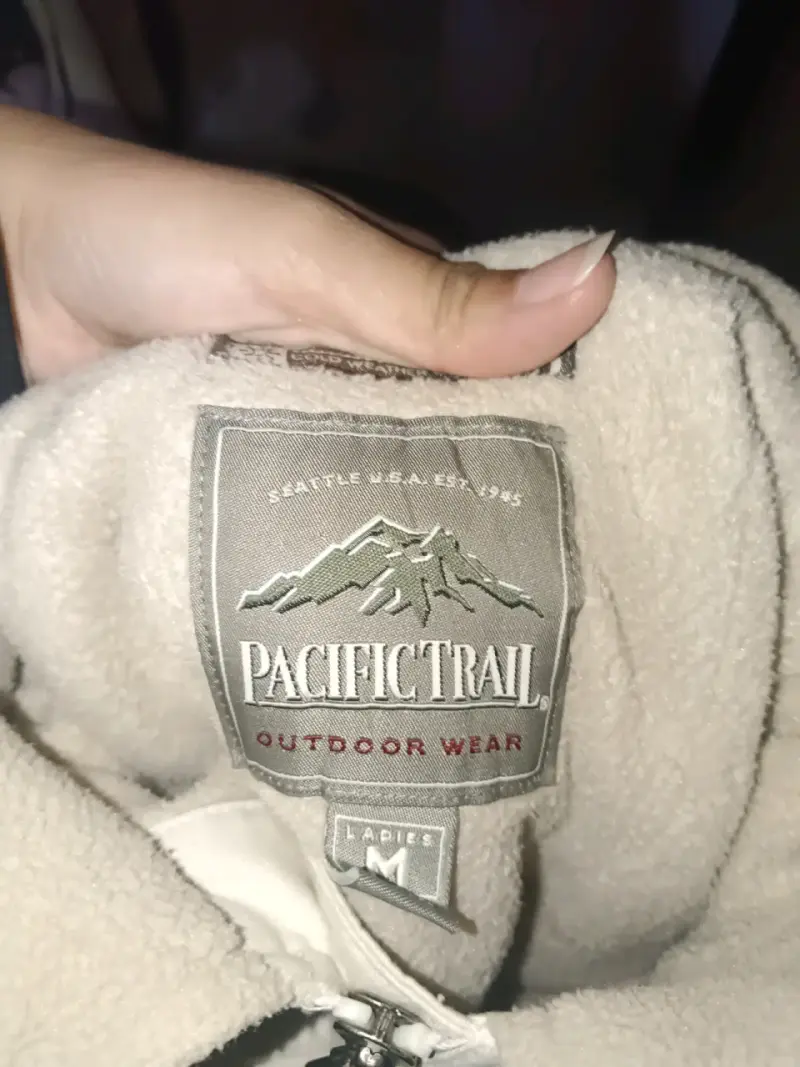 Parka beige con capucha - 2