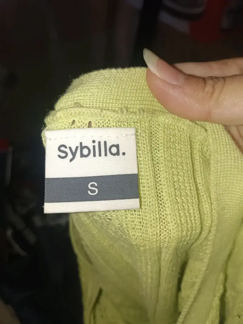 Cardigan verde lima manga larga - 3