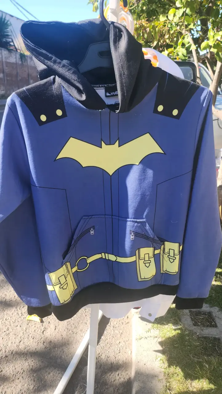 Polerón con capucha Batman azul