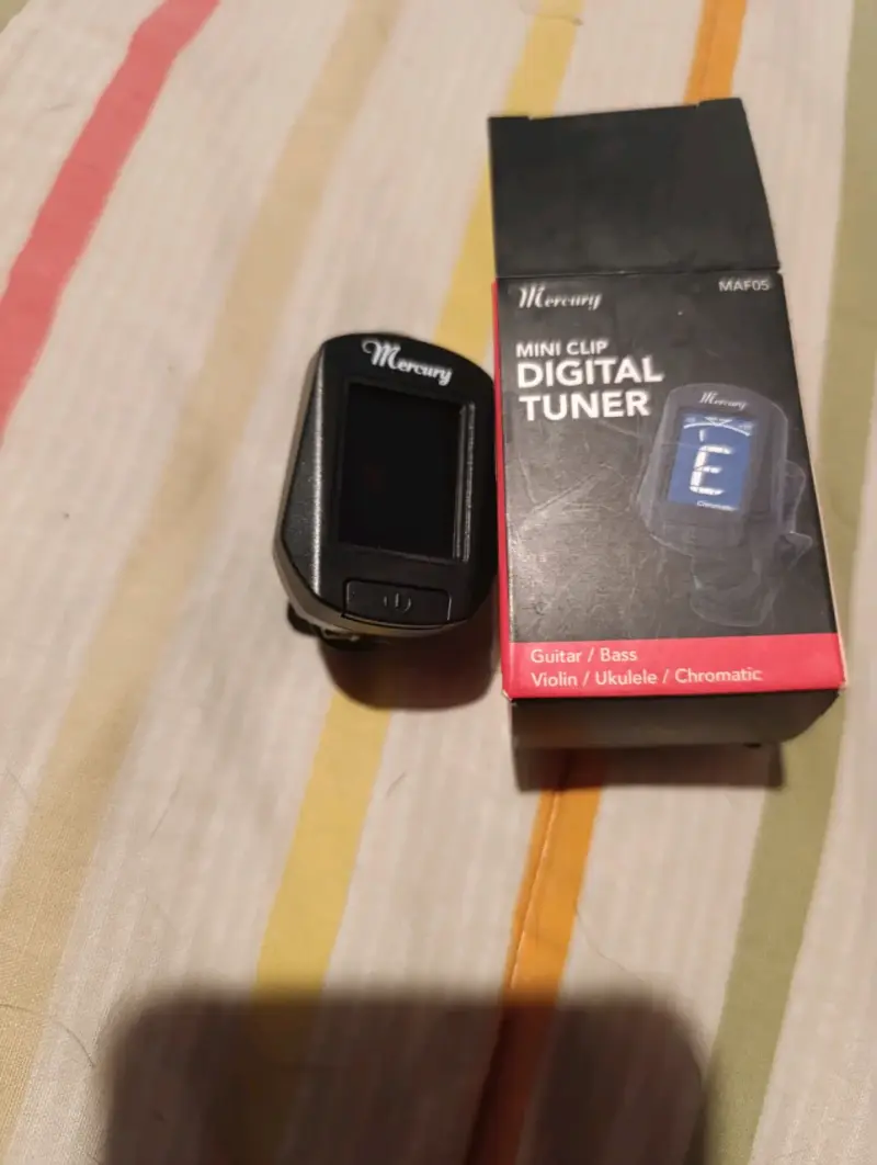 Afinador digital clip para guitarra - 3