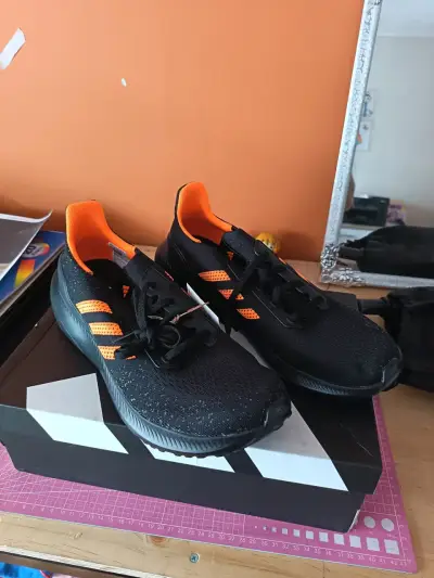 Zapatillas rojas Adidas Duramo - miniatura 3