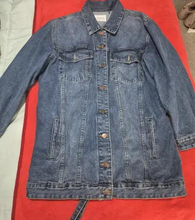 Chaqueta de mezclilla larga - miniatura 1