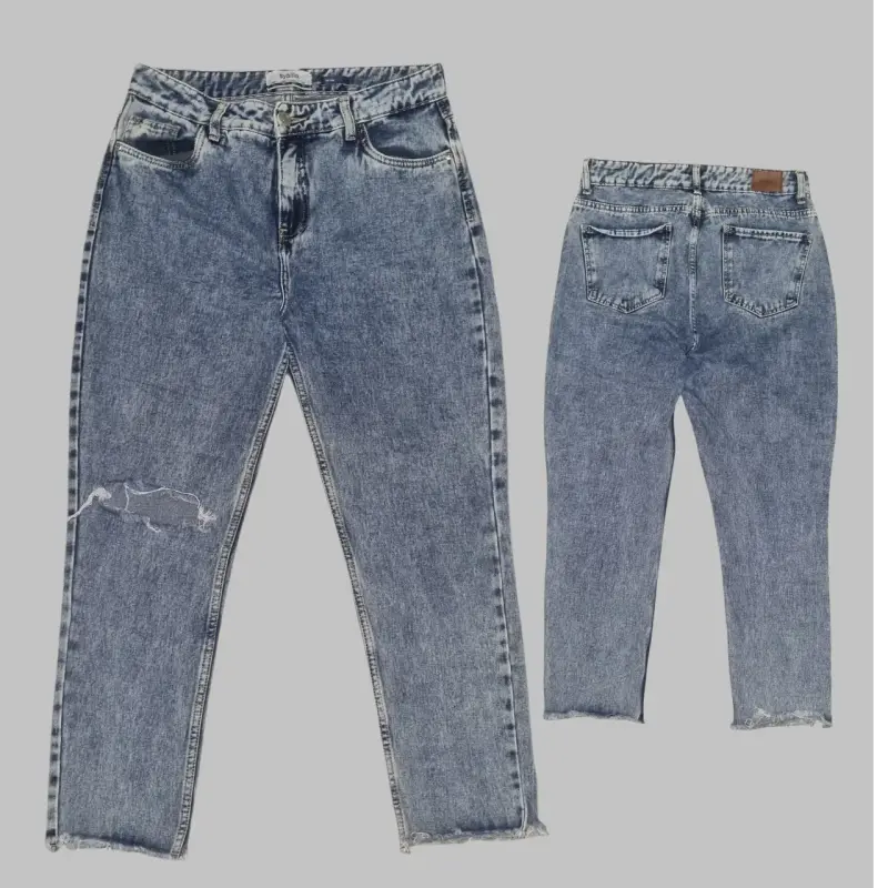 SET 3 Jeans mom y straight T42 - 2