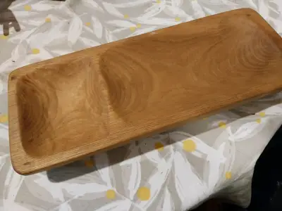 Bandeja de madera artesanal - miniatura 2