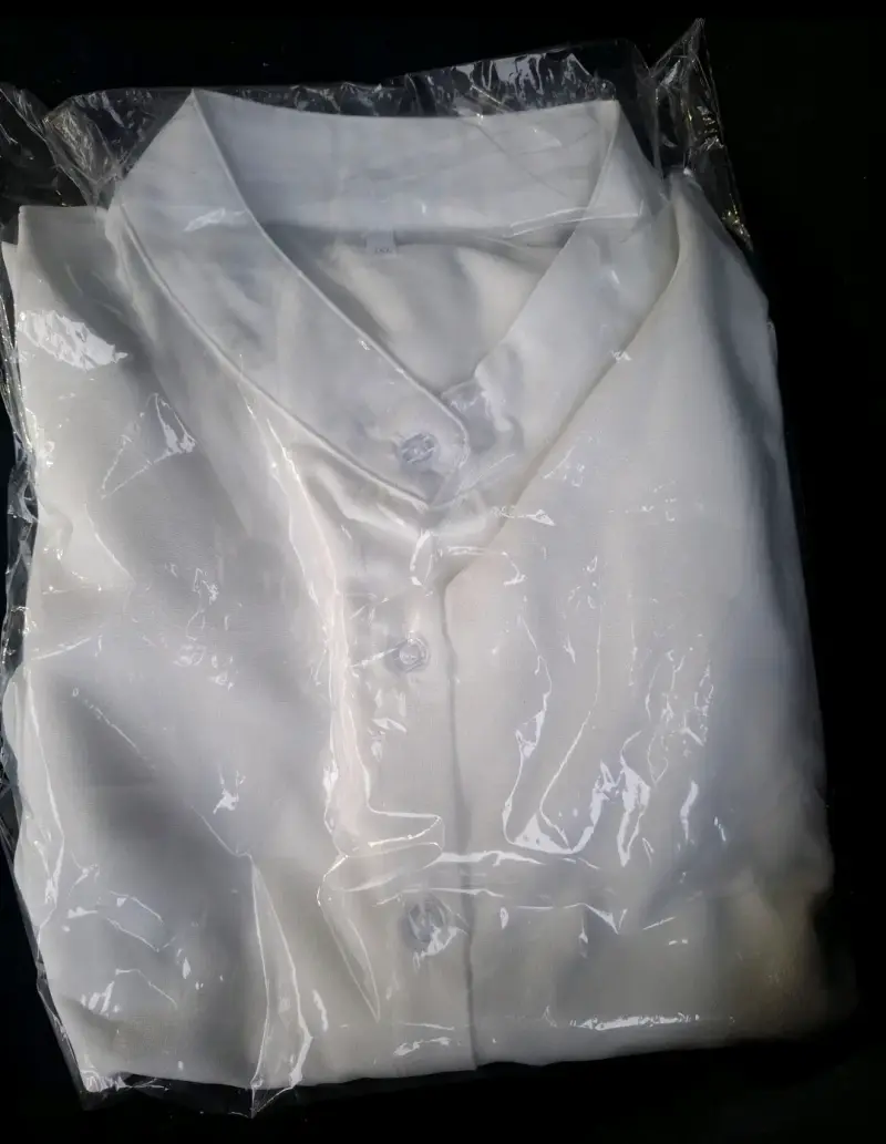 Camisa blanca de lino para hombre