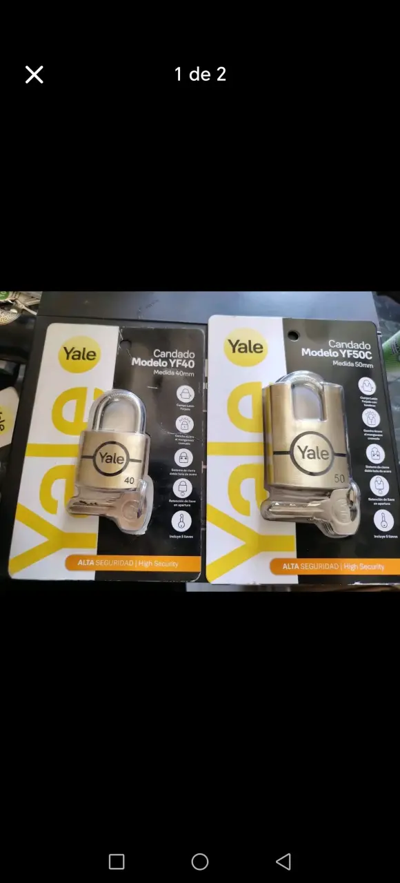 Candados de alta seguridad Yale - 2