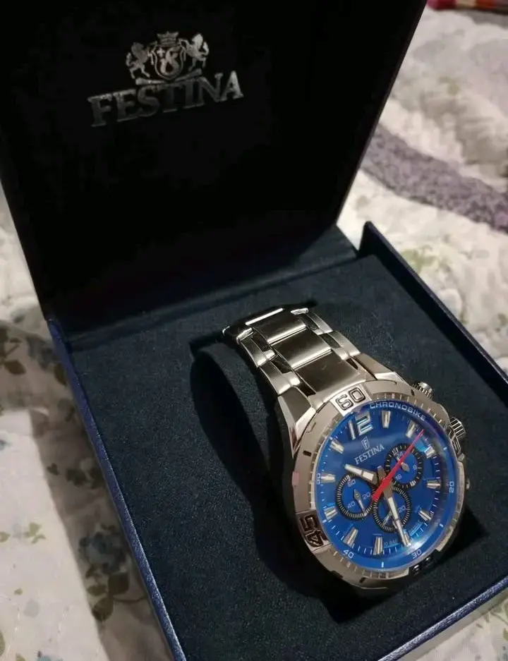 Reloj Festina cronógrafo azul - 1