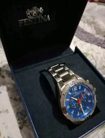 Reloj Festina cronógrafo azul - miniatura 1