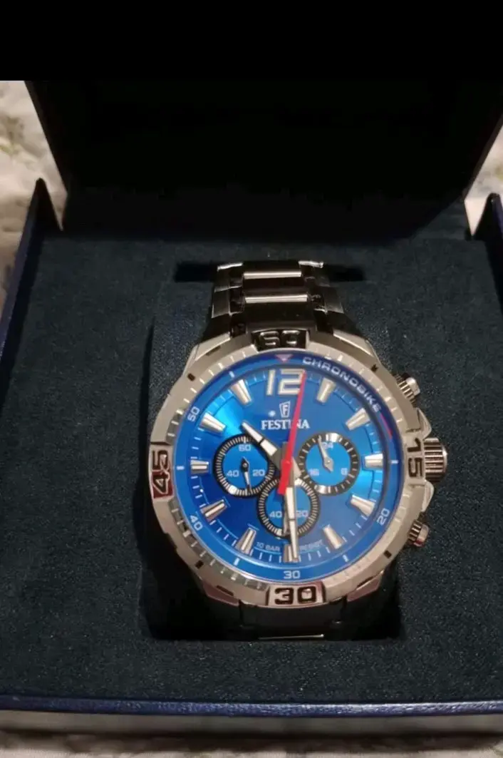Reloj Festina cronógrafo azul - 3