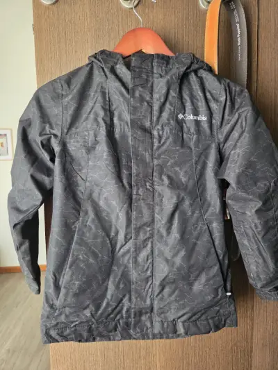 Chaqueta impermeable Columbia negra - miniatura 1
