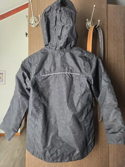 Chaqueta impermeable Columbia negra - miniatura 2