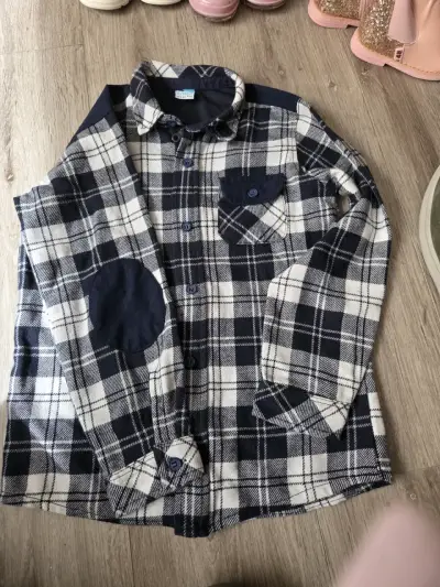 Camisa de cuadros estilo casual - miniatura 1