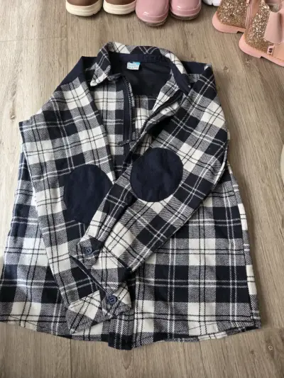 Camisa de cuadros estilo casual - miniatura 3