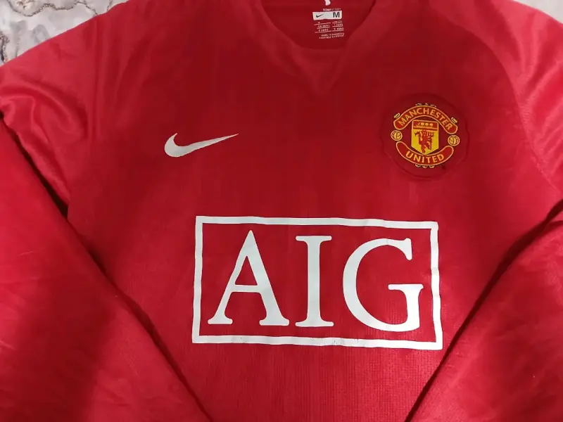 Camiseta Manchester United manga larga 2008 - 2