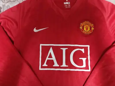 Camiseta Manchester United manga larga 2008 - miniatura 2