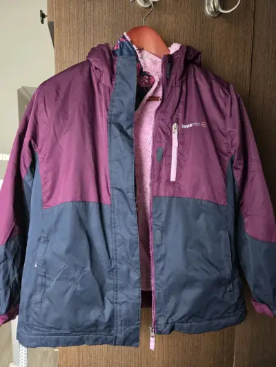 Chaqueta impermeable bicolor - miniatura 1